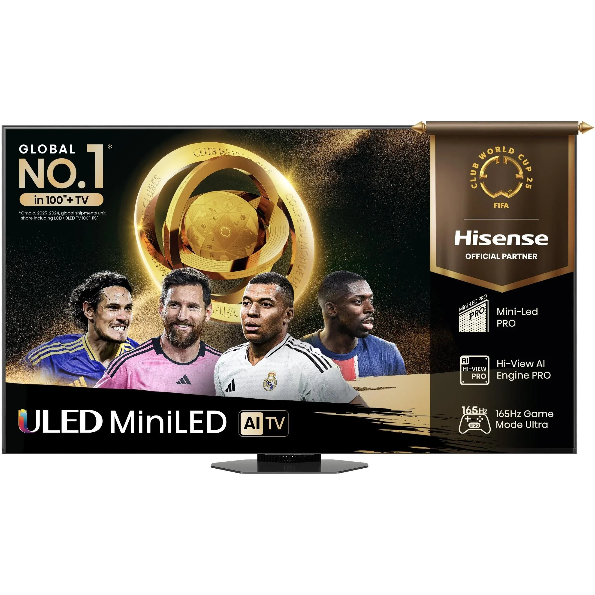Hisense 75" U8QAU 4K ULED Mini-LED Smart TV [2025]