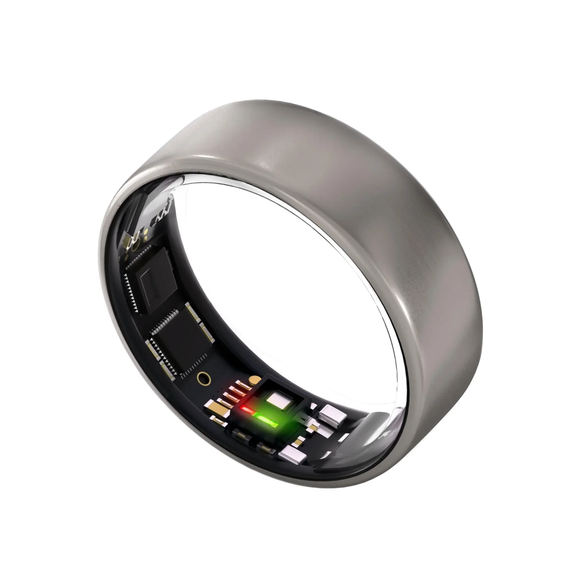 Ultrahuman Ring Air [Size 14] (Raw Titanium)