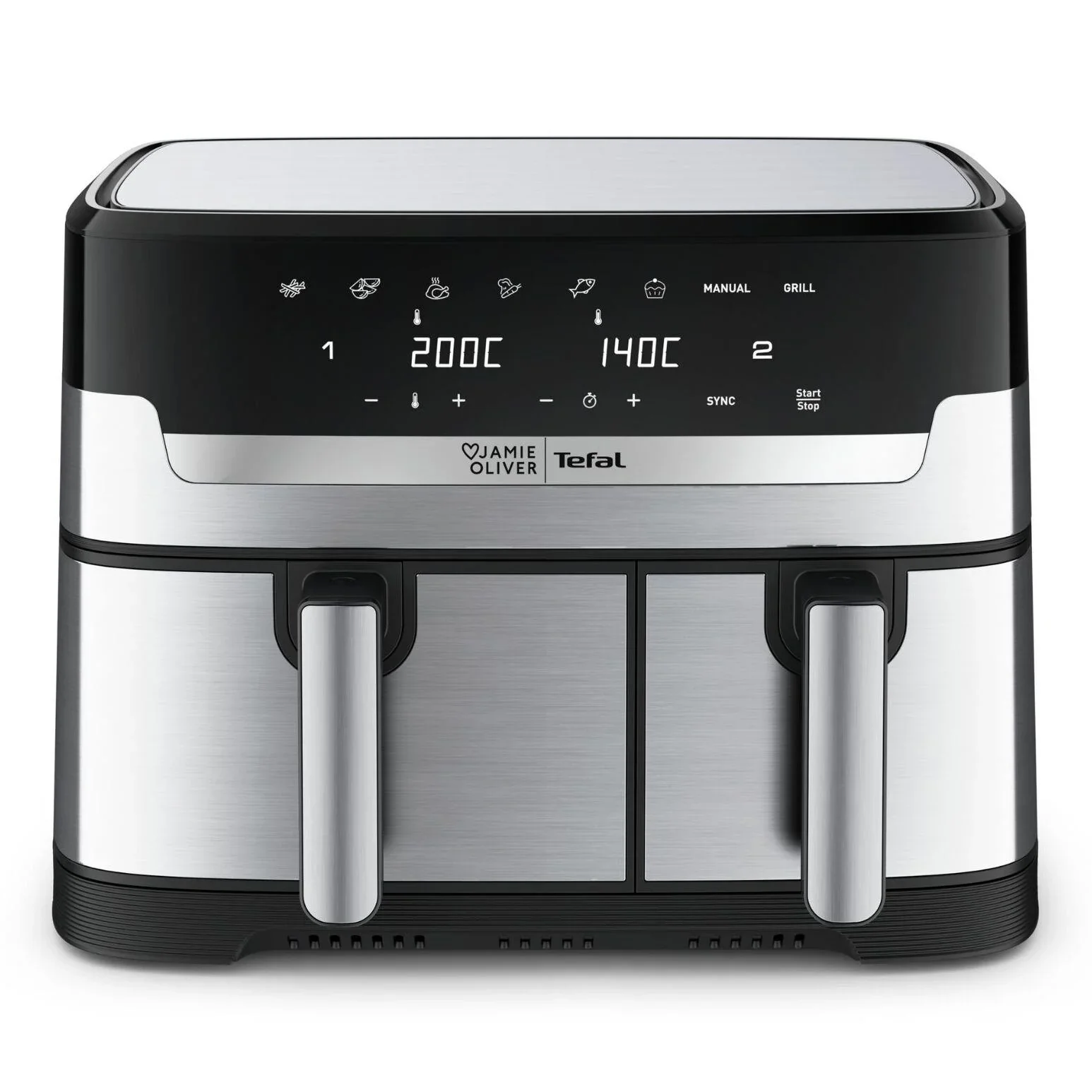 Tefal Jamie Oliver Dual Easy Fry & Grill XXL Air Fryer