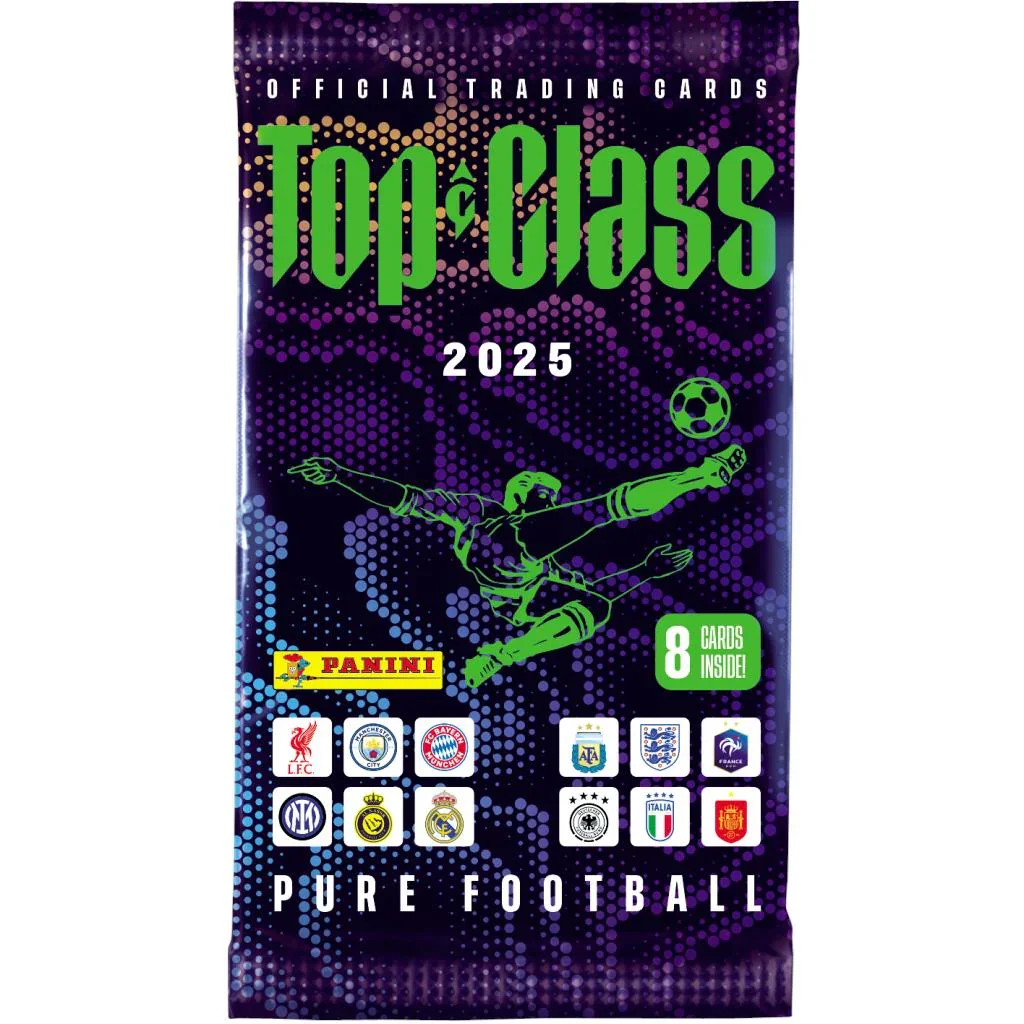 Panini Top Class 2025 Soccer Trading Cards - Booster Pack