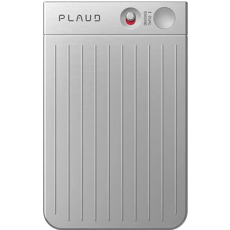 Plaud Note AI Recorder & Note Taker with Magnetic Case (Silver)