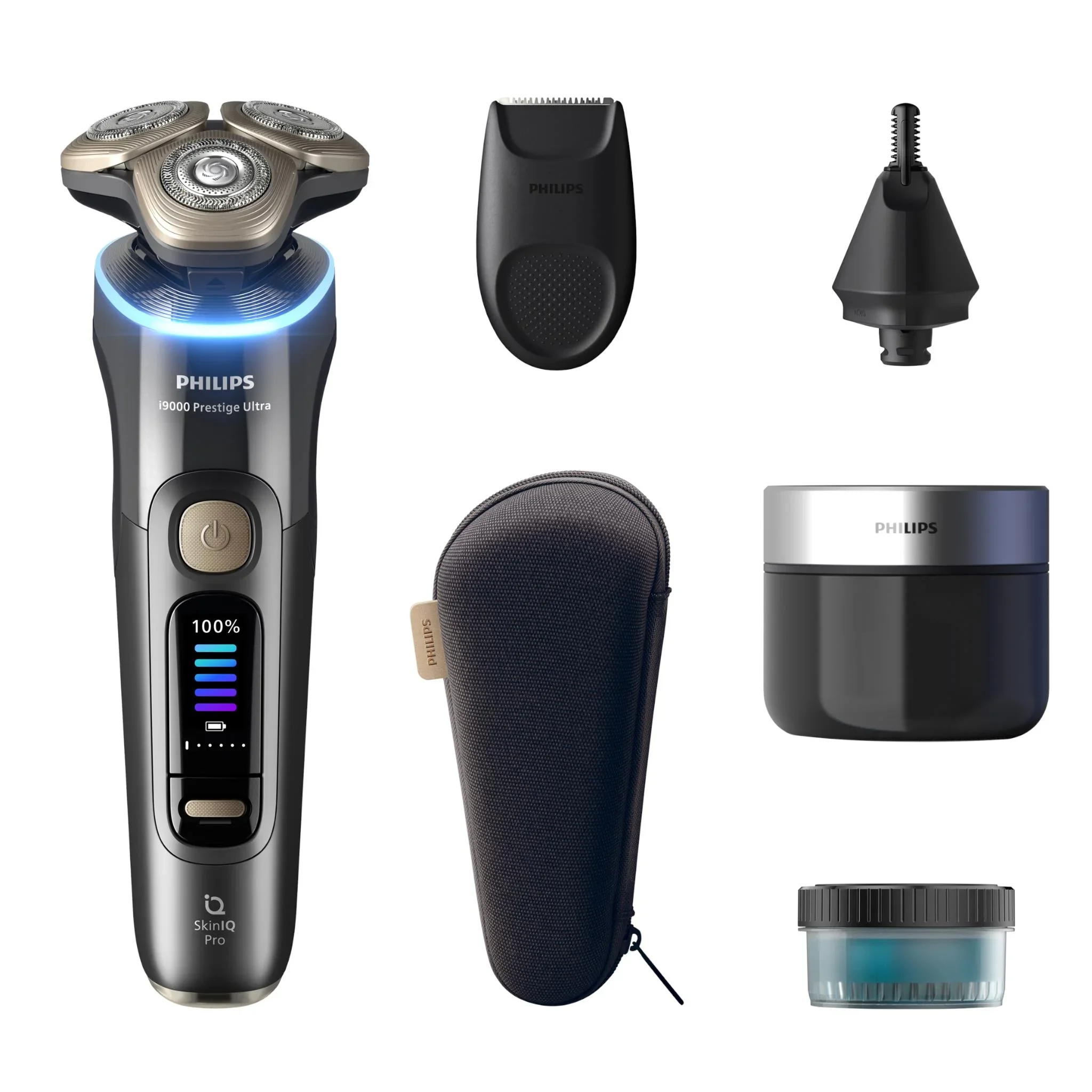 Philips Series i9000 Prestige Ultra Wet&Dry Electric Shaver with SkinIQ Pro