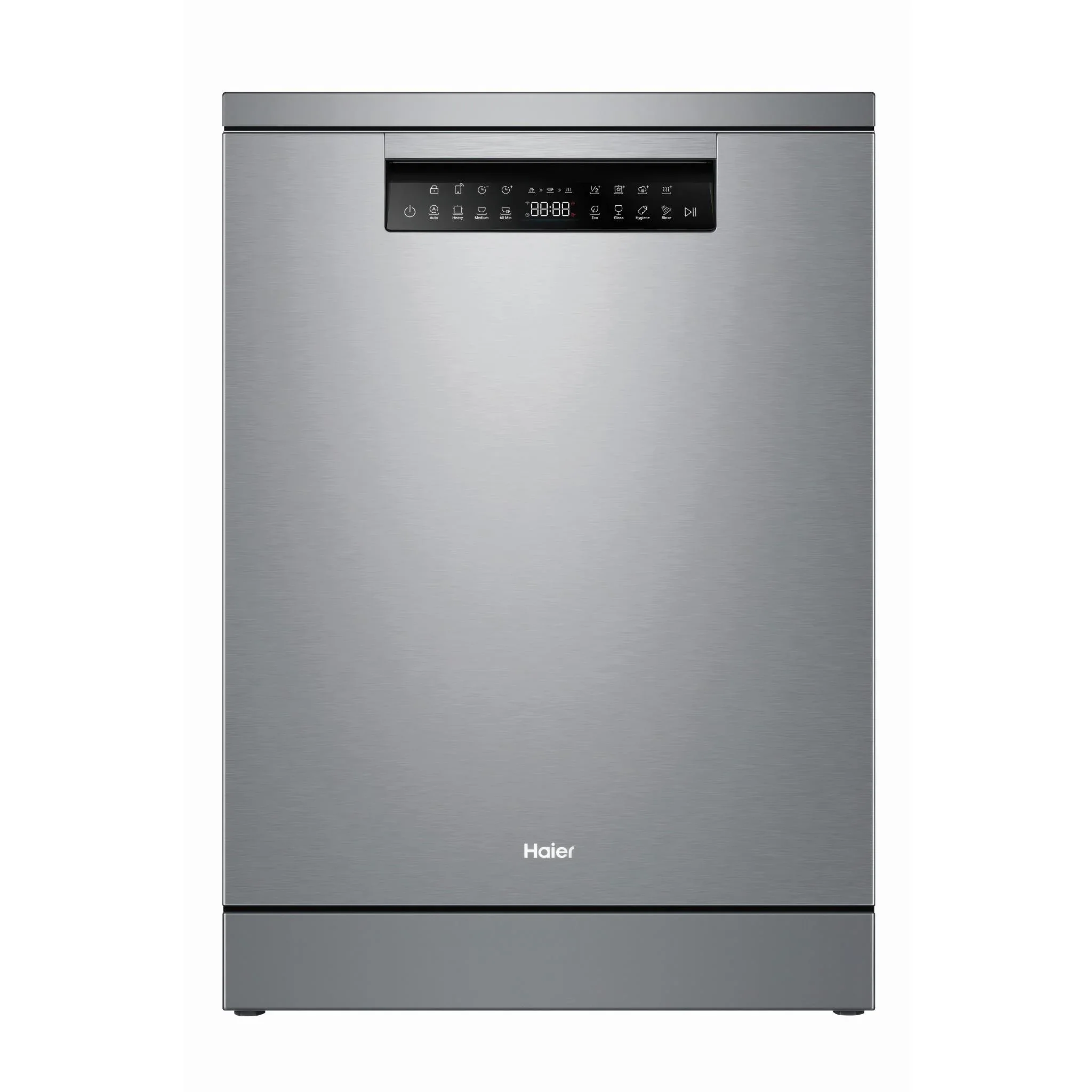 Haier HDW15F4S1 600 Series 15-Place Freestanding Dishwasher (Satina)