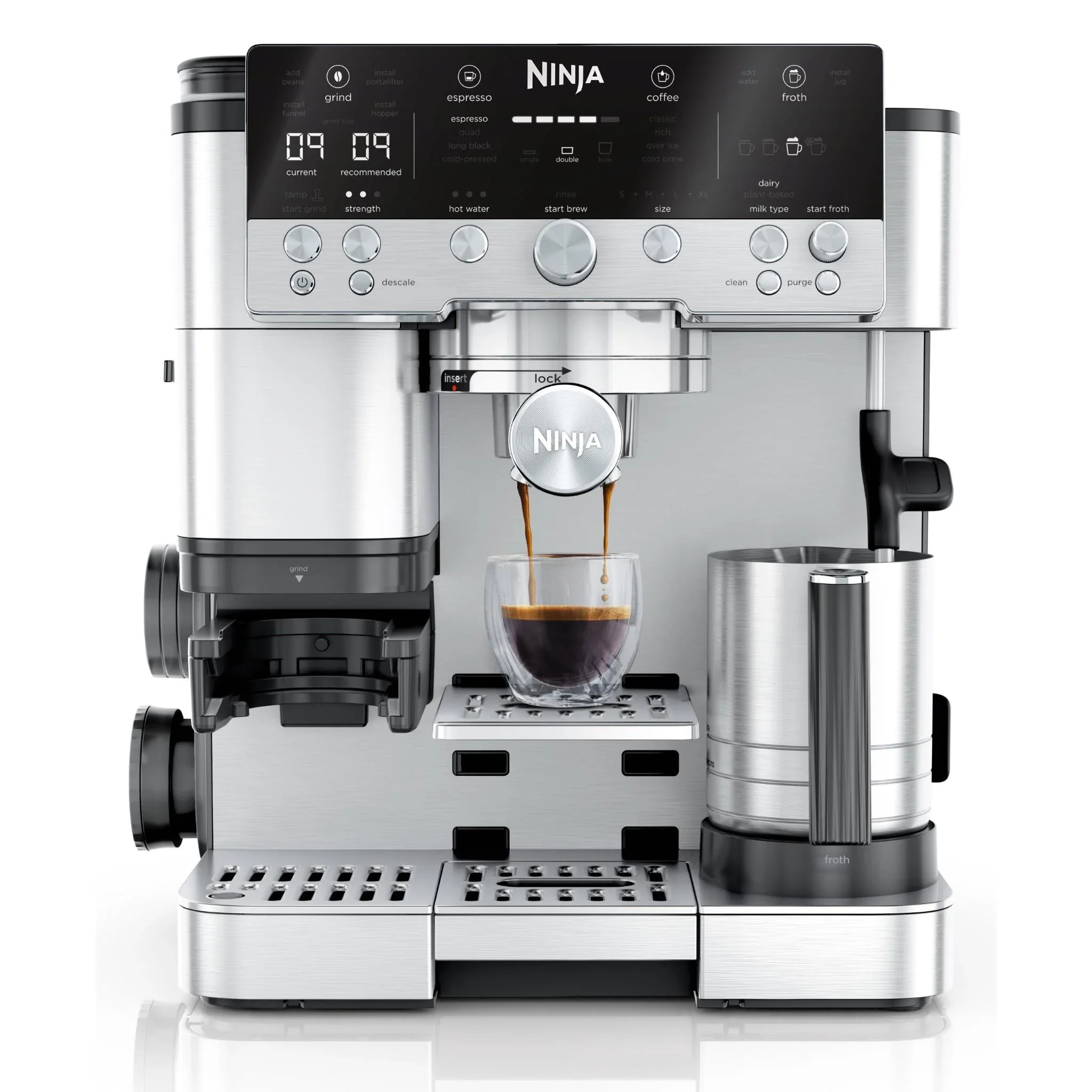 Ninja Luxe Café Espresso Machine (Stainless Steel)