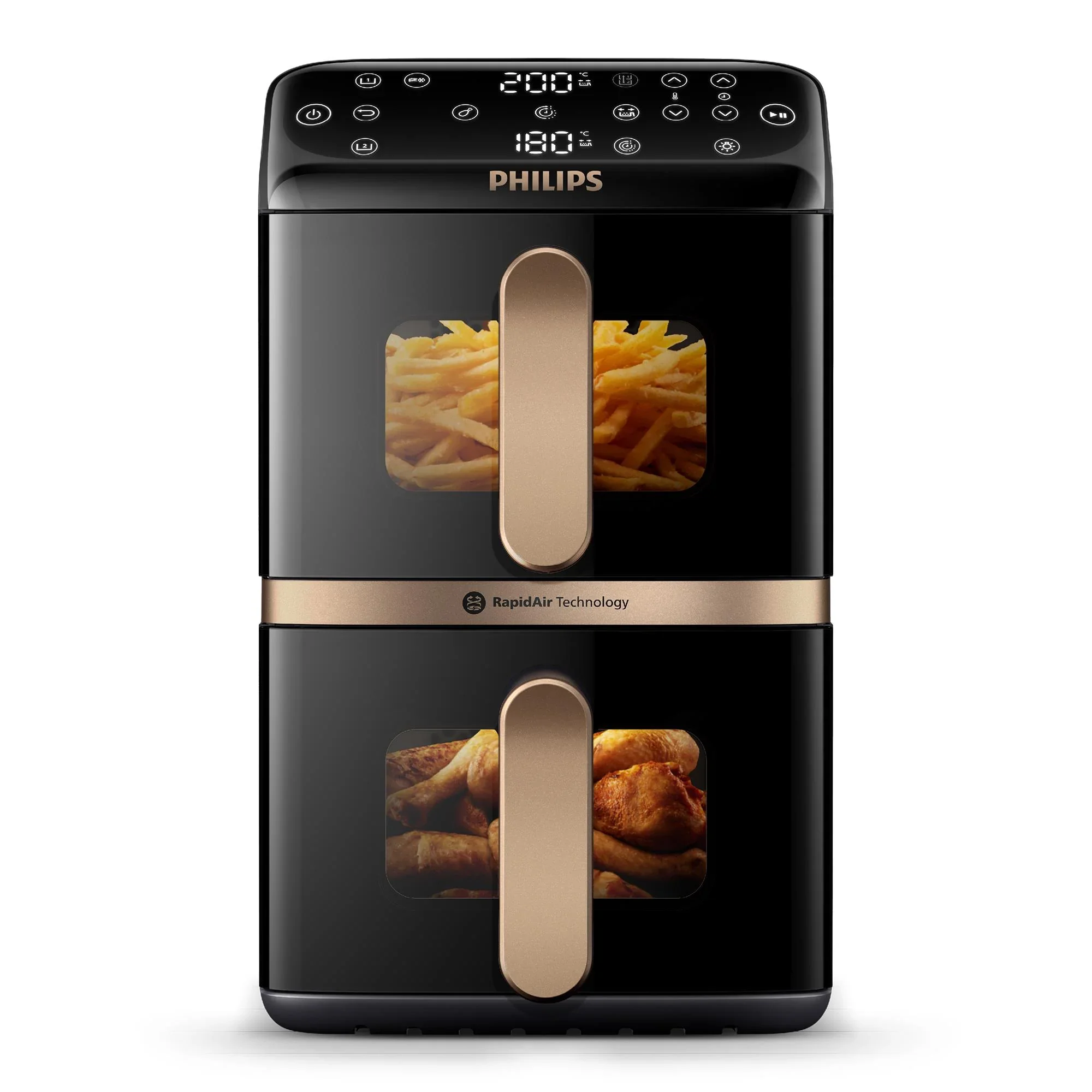 Philips Airfryer 4000 Series Stacked Dual Basket 10L Airfryer