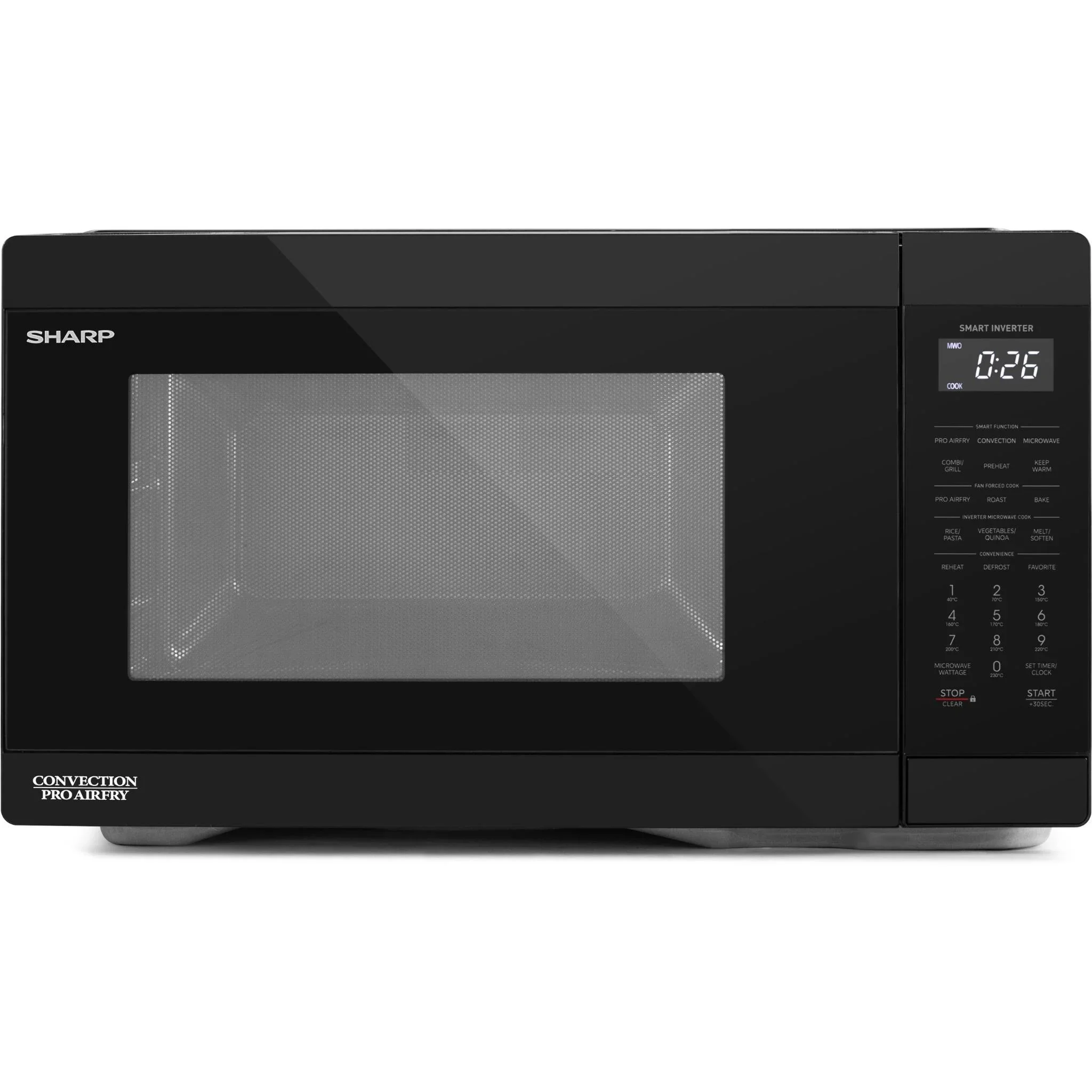 Sharp 26L Pro Airfry Convection Microwave (Black)