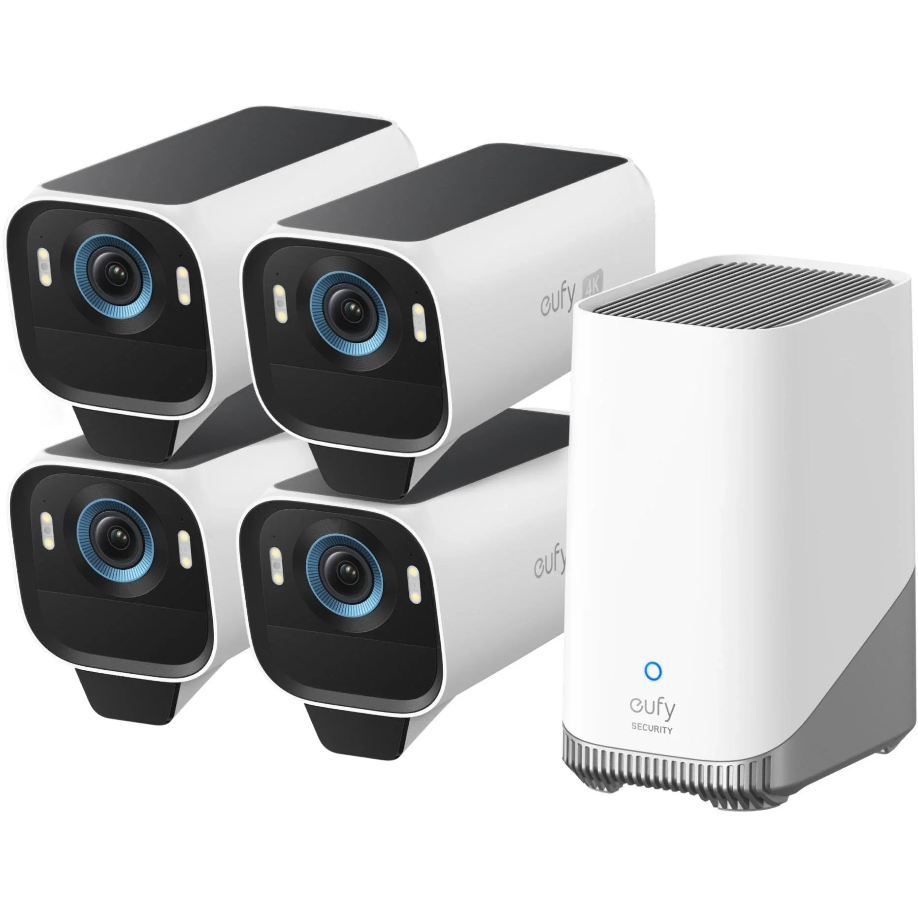 eufy S3 Pro No HD Security Camera Kit (4 Pack)