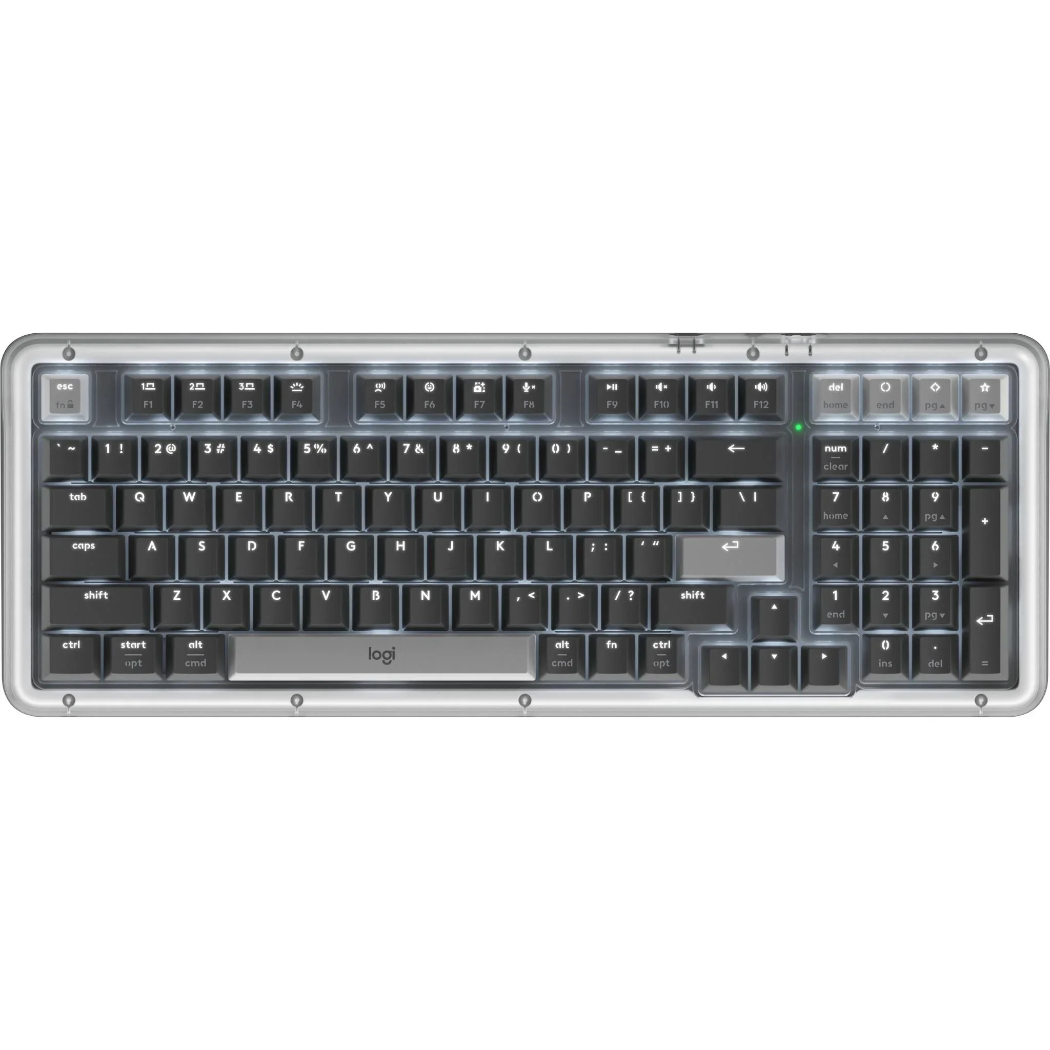 Logitech K98M Alto Keys Hot-Swap Mechanical Keyboard (Linear Switch)