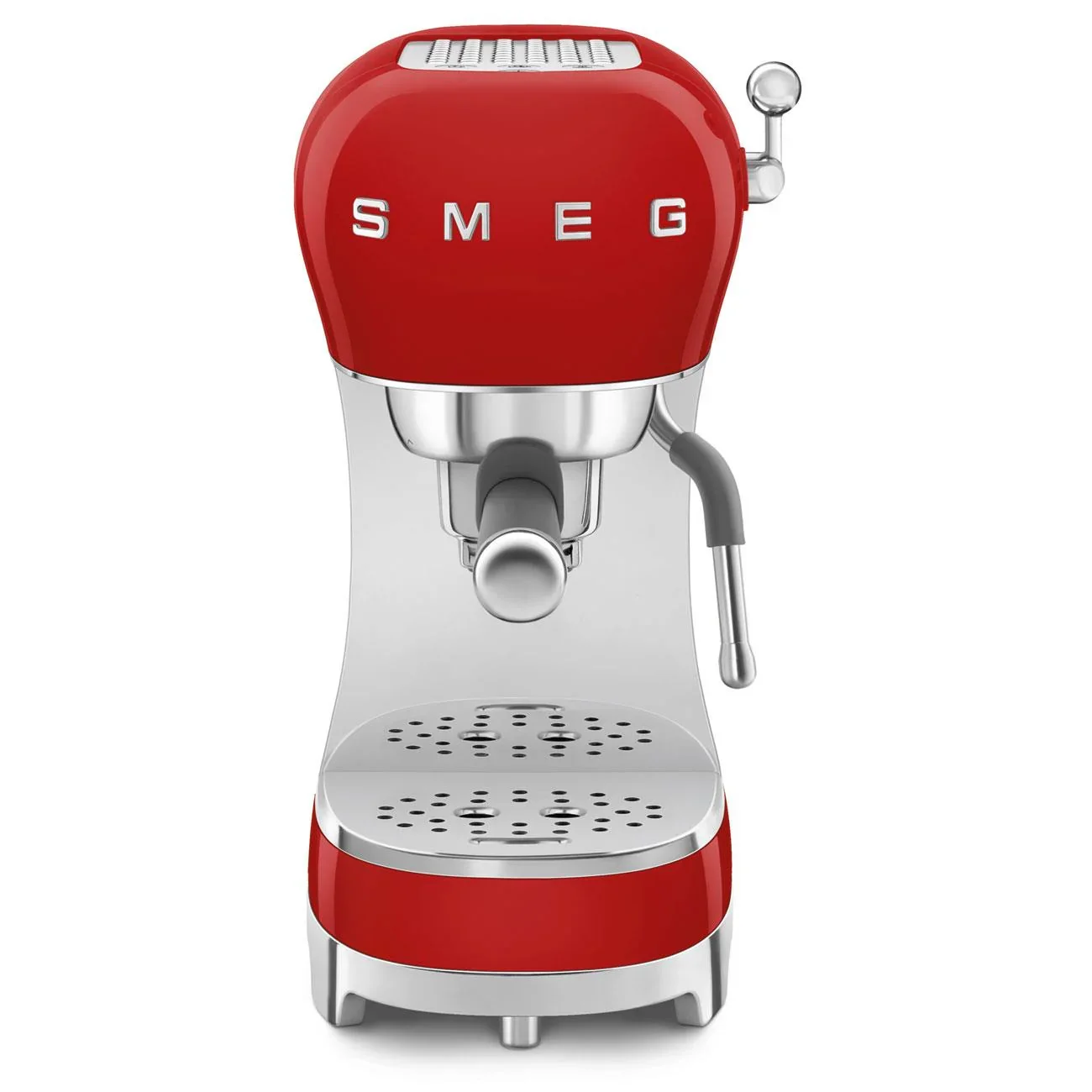 Smeg 50's Style Espresso Manual Coffee Machine (Red)