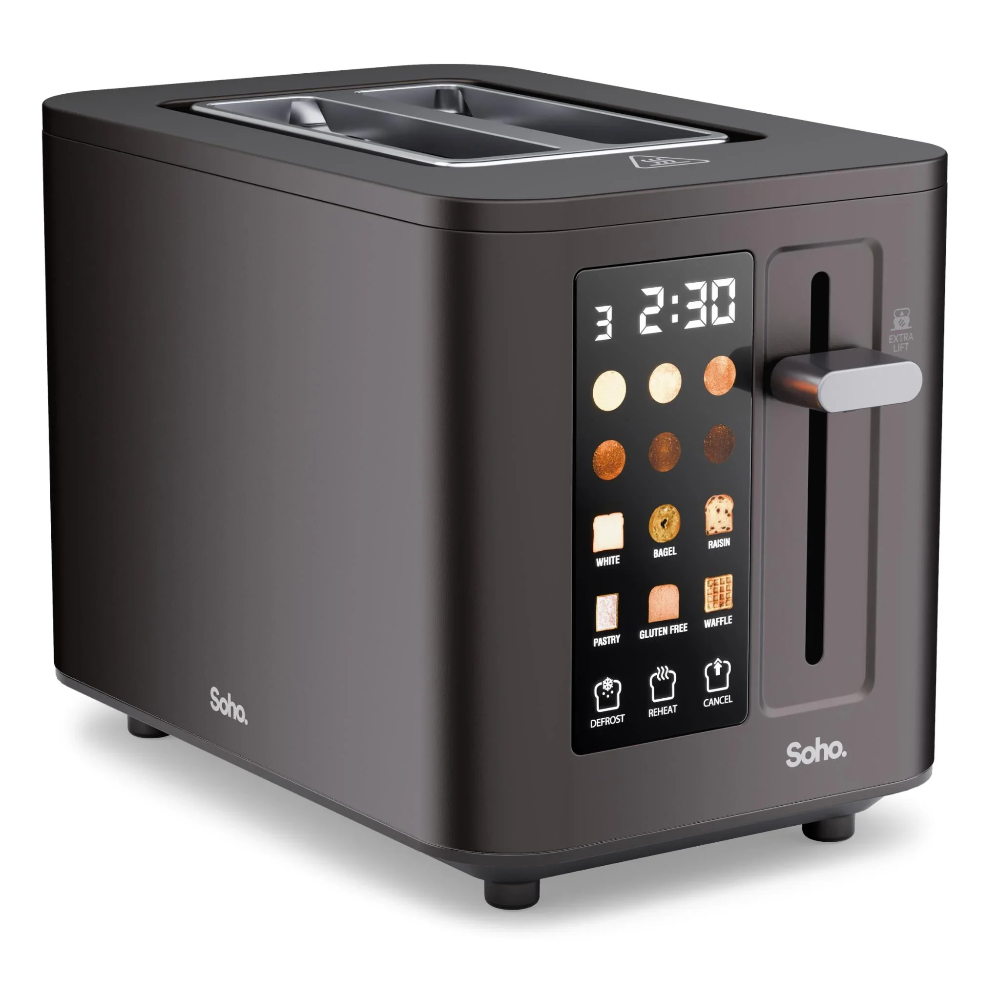 Soho 2 Slice Digital Toaster