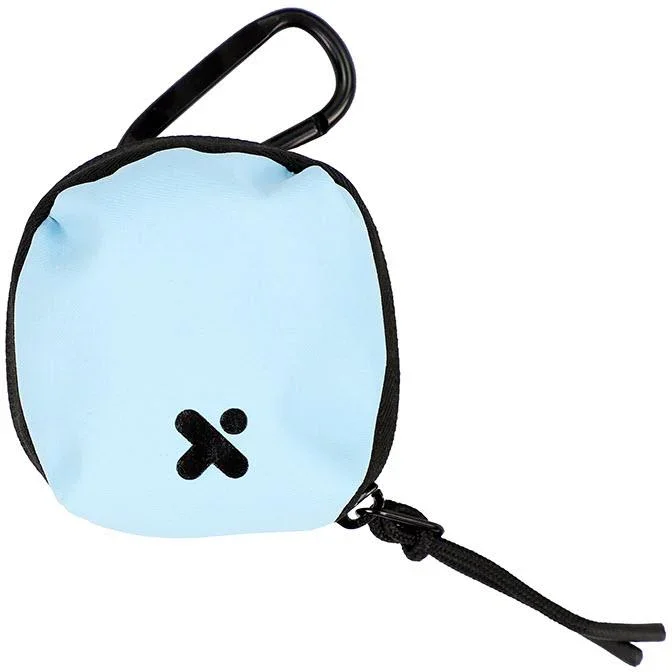 XCD Earbud and Accessory Soft Case with Clip (Blue)