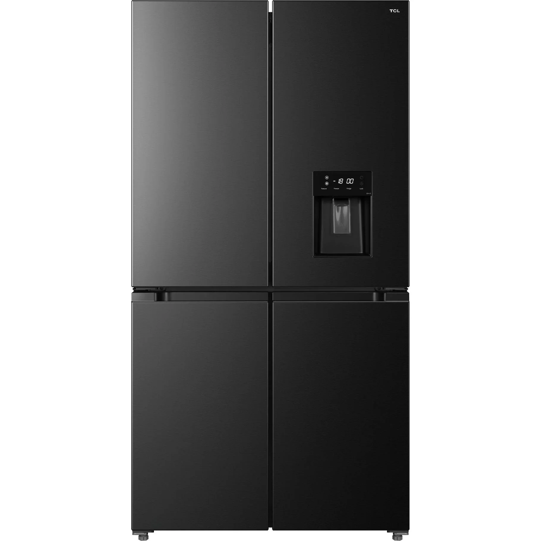 TCL TRF590QHB 590L French Door Fridge (Matte Black)