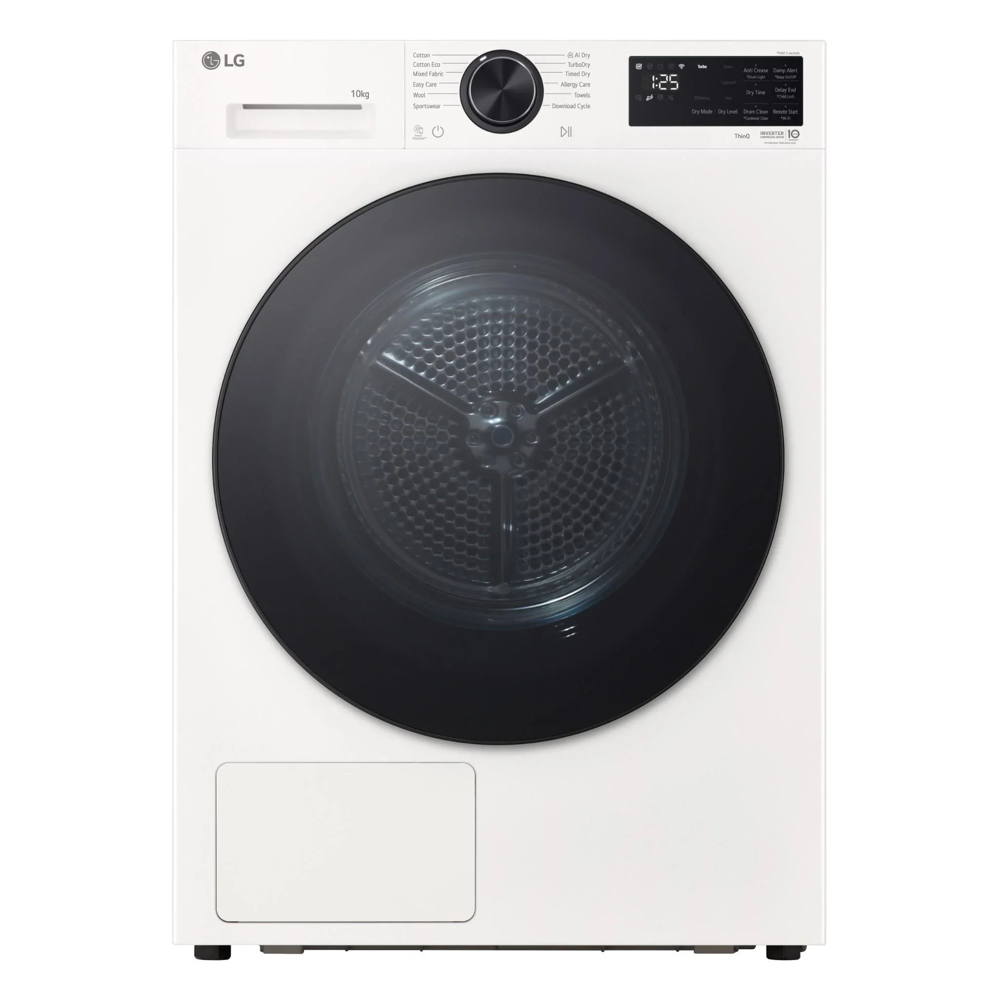 LG DXH3-10W Series 3 10kg AI Heat Pump Dryer