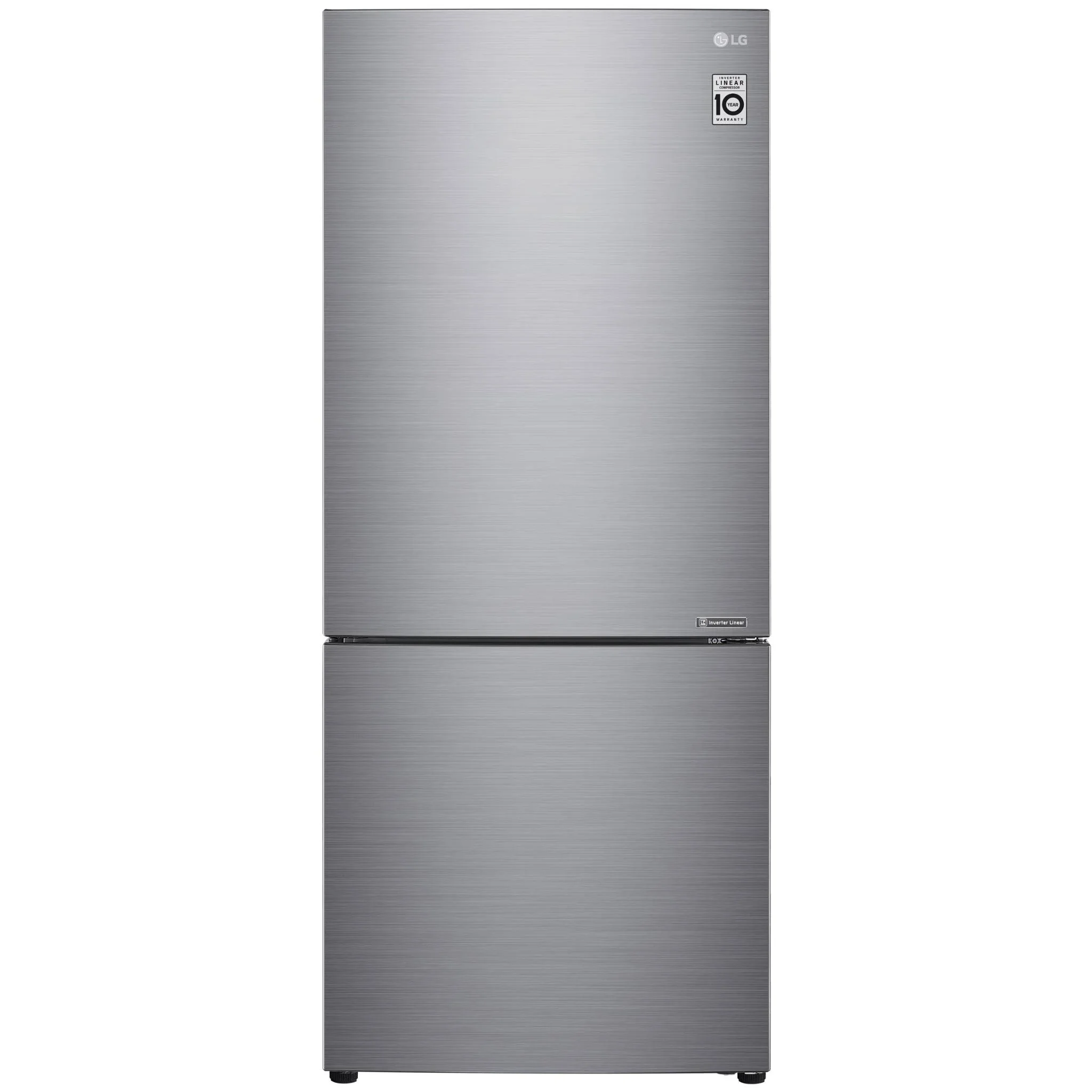 LG GB-455PL 420L Bottom Mount Fridge (Stainless Steel)