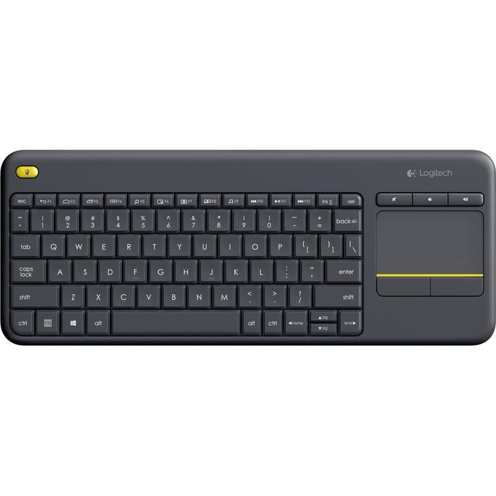 Logitech K400 Plus Wireless Touch Keyboard (Black)