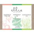 Homedics Ellia Essential Oil 3 Pack (Grapefruit/Peppermint/Lemon)
