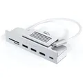 Satechi USB-C Clamp Hub for Apple Studio Display/iMac 24" (Silver)