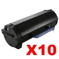 10 x Dell B5460DN, B5465DNF Compatible Toner Cartridge - 25,000 pages