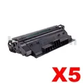 5 x Compatible Canon CART-333II Black High Yield Toner Cartridge - 17,000 Pages