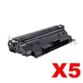 5 x Compatible Canon CART-333 Black Toner Cartridge - 10,000 Pages