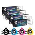 5 sets of 4 Pack HP 975X Genuine High Yield Inkjet Combo L0S00AA - L0S09AA [5BK,5C,5M,5Y]