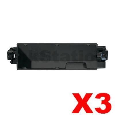 3 x Non-Genuine alternative for TK-5294K Black Toner Cartridge suitable for Kyocera Ecosys P7240CDN - 17,000 pages