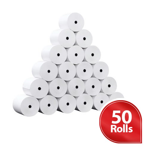 50 Bulk Rolls 80x80mm Thermal Paper Cash Register Receipt Roll