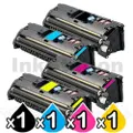 4-Pack Compatible Laser Toner Cartridge Combo for Canon LBP 5200 MFC 8180 (CART-301) [1BK,1C,1M,1Y]