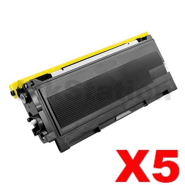 5 x Brother TN-2025 Black Compatible Toner Cartridge - 2,500 pages
