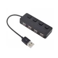4 Port USB 2.0 HUB with Individual ON/OFF Switches For PC Laptop High 500mA Output Powered SCE17962