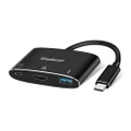 USB-C to HDMI / USB 3.0 / USB-C 3-in-1 Adapter with PD Charging DP Alt Mode Compatibility DA310