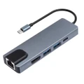5-In-1 USB-C Multifunction Adapter USB Hub (HDMI + 2 USB Ports + PD + Ethernet port)