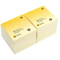 Marbig Sticky Notes 75x75mm Yellow - Pack of 12