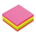 Marbig Sticky Notes Brilllant Cube 75x75mm 320 Sheet Assorted