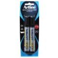 Artline 577 Whiteboard Marker Black 3mm Bullet Nib 2PK