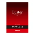 Canon LU101A3 Genuine Luster Photo Paper 260gsm A3 - 20 Sheets