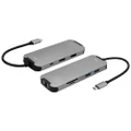 Klik USB-C Multi Port Adapter Display Port + USB3.0 + LAN + USB-C PD & SD/Micro SD