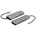 Klik USB-C Multi-Port Adapter HDMI + Display Port + USB3.0 + USB2.0 + LAN + USB-C PD & SD/Micro SD