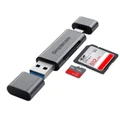 SuperSpeed USB-C and USB-A SD/MicroSD Card Reader USB 3.2 Gen 1 (USB 3.0) - Simplecom CR402