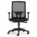 Rapidline Kal Task High Back Mesh Office Chair with Adjustable Arms & Lumbar Support - BIFMA & Greenguard approved