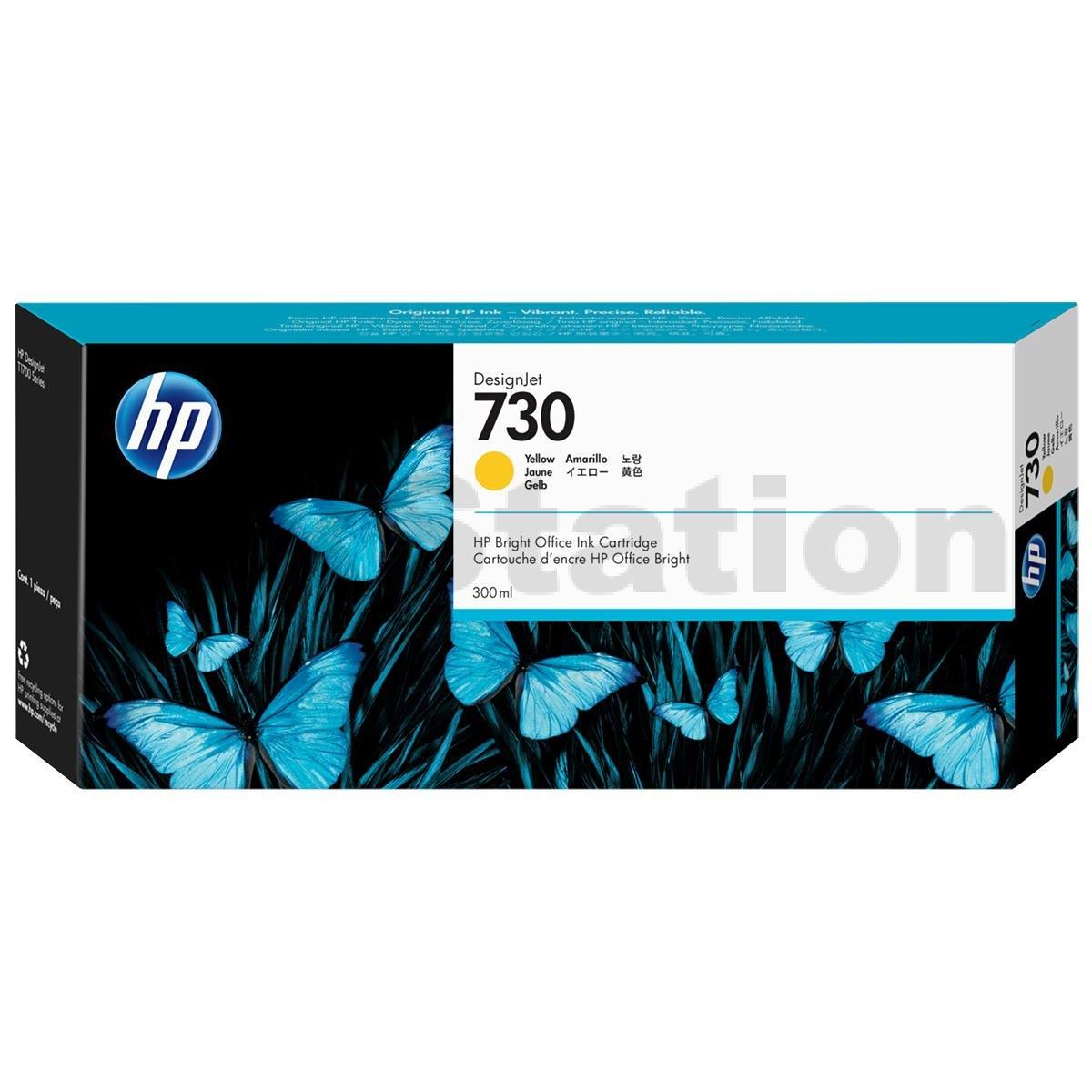 HP 730 Genuine Yellow 300ML DesignJet Inkjet Cartridge P2V70A