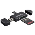 2-in-1 USB Type-C / USB 3.0 Card Reader OTG for SD and MicroSD Cards Up to 5Gbps