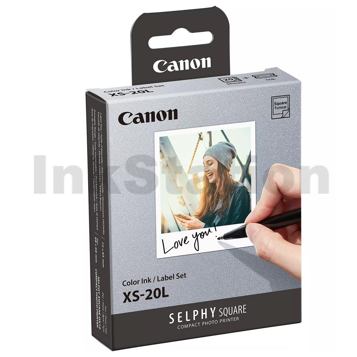 Canon XS-20L Genuine Ink & Paper Pack - 20 Prints