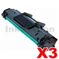 3 x Fuji Xerox Phaser 3124 / 3125/ 3117/ 3122 Black Compatible Toner Cartridge(CWAA0759) - 3,000pages