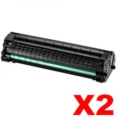 2 x Compatible Samsung ML1660 ML1665 ML1860 ML1865W Toner Cartridge SU748A - 1,500 pages (MLT-D104S 104)
