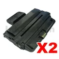 2 x Compatible Samsung ML-D2850B Black Toner Cartridge SU656A - 5,000 pages
