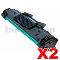 2 x Compatible Samsung ML-1640 (MLT-D108S 108) Toner Cartridge SU785A - 1,500 pages