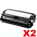 2 x Dell 3330DN Black Compatible Laser Toner Cartridge - 14,000 pages