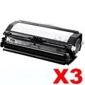 3 x Dell 3330DN Black Compatible Laser Toner Cartridge - 14,000 pages