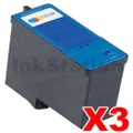 3 x Dell 725 / 810 Colour (FJ33C) Compatible Inkjet Cartridge